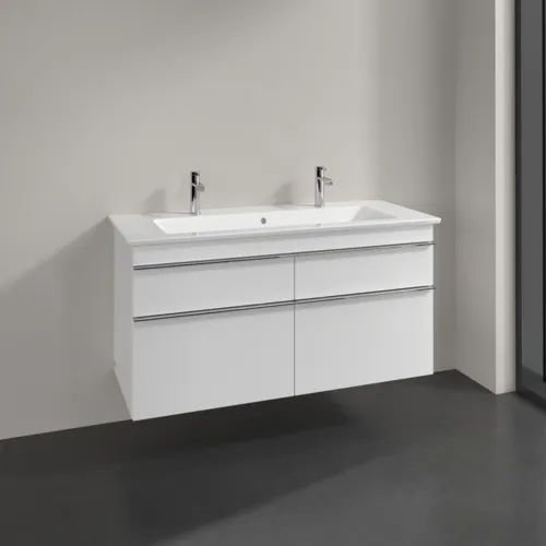 Obrázek VILLEROY BOCH Venticello toaletní skříňka, 4 zásuvky, 1153 x 590 x 502 mm, lesklá bílá / lesklá bílá #A92901DH