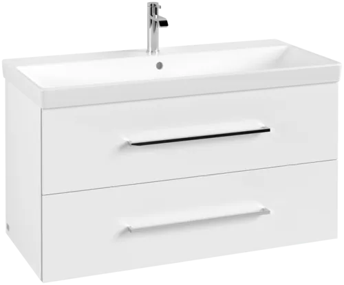 VILLEROY BOCH Avento toaletní skříňka, 2 zásuvky, 980 x 514 x 484 mm, Crystal White #A89200B4
