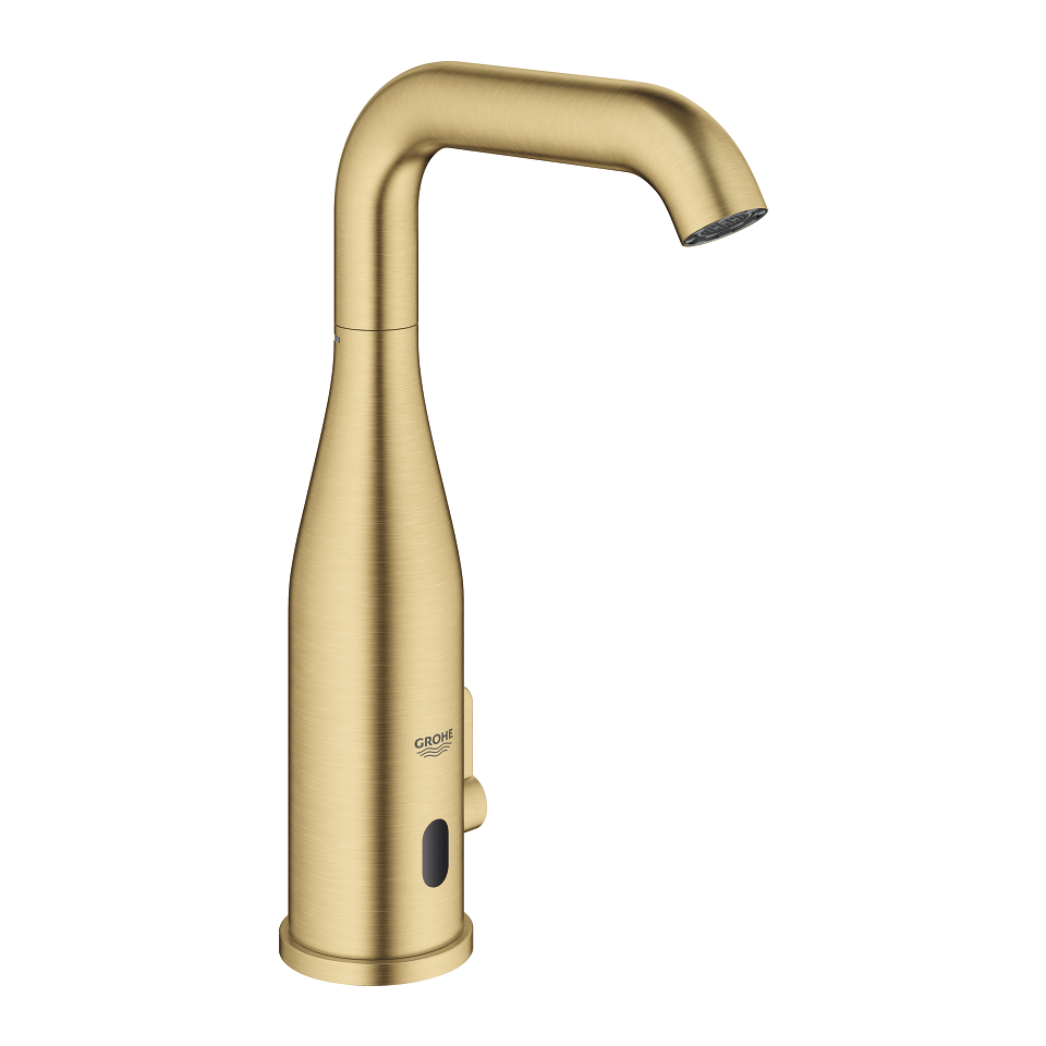 GROHE Essence E Infračervená elektronická umyvadlová baterie DN 15 se směšovacím zařízením a nastavitelným omezovačem teploty kartáčovaný Cool Sunrise #36445GN0