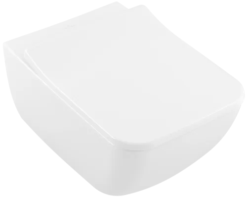 VILLEROY BOCH Legato Oplachovací klozet bez okrajů, závěsný, bílý Alpin CeramicPlus #5663R0R1