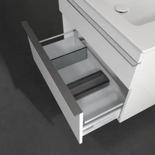 Obrázek VILLEROY BOCH Venticello toaletní skříňka, 2 zásuvky, 753 x 590 x 502 mm, lesklá bílá / lesklá bílá #A92501DH