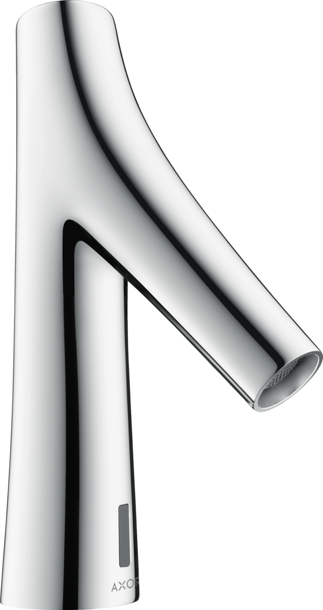 HANSGROHE AXOR Starck Organic Elektronická umyvadlová baterie s předem nastavenou teplotou, bateriový provoz #12172000 - chrom