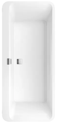 VILLEROY BOCH Oválná vana Squaro Edge 12, 1800 x 800 mm, bílá Alpine #UBQ180SQE7DV-01