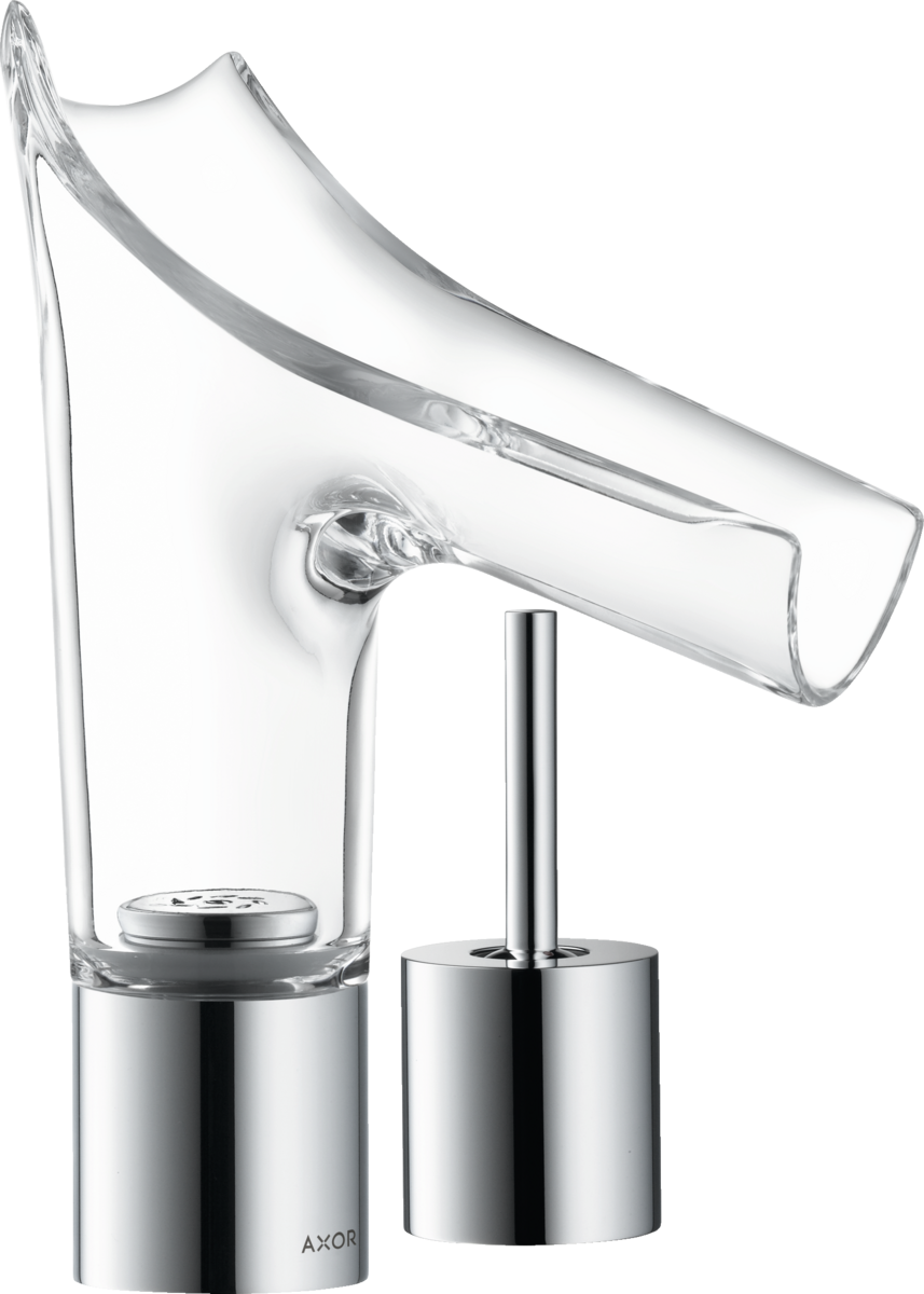 HANSGROHE AXOR Starck V 2-otvorová umyvadlová baterie 110 s výsuvným odpadem #12115000 - chrom