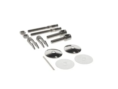 VILLEROY BOCH Sada závěsů, 46,5 x 136 mm, chromovaná #92245661