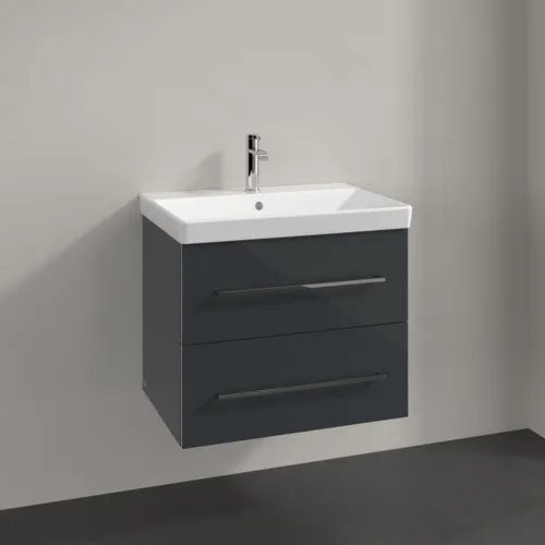 Obrázek VILLEROY BOCH Avento toaletní skříňka, 2 zásuvky, 630 x 514 x 484 mm, Crystal Grey #A89000B1