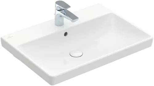 VILLEROY BOCH Umyvadlo Avento, 650 x 470 x 180 mm, bílé Alpine, s přepadem #41586501