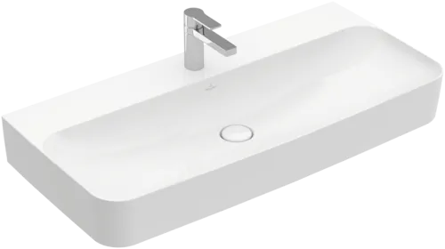 VILLEROY BOCH Umyvadlo Finion, 1000 x 470 x 165 mm, bílá Alpine CeramicPlus, bez přepadu, broušené #41681HR1