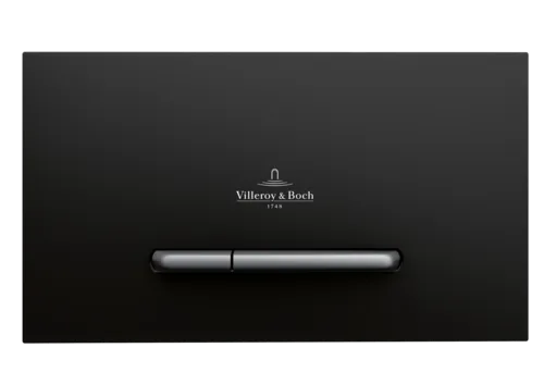 VILLEROY BOCH Instalační systémy ViConnect WC ovládací deska 300S, 2-splachovací, černá matná #922169AN