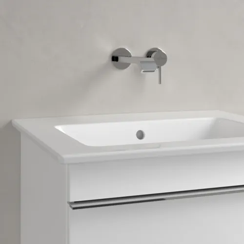 Obrázek VILLEROY BOCH Umyvadlo Venticello, 600 x 505 x 165 mm, bílá Alpine CeramicPlus, s přepadem #412462R1