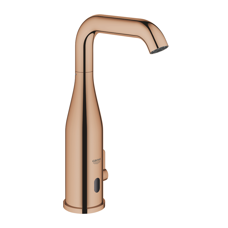 GROHE Essence E Infračervená elektronická umyvadlová baterie DN 15 se směšovacím zařízením a nastavitelným omezovačem teploty Warm Sunset #36445DA0