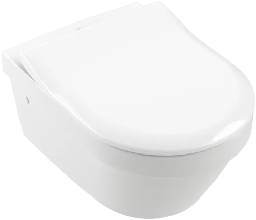 Bild von VILLEROY BOCH Architectura WC-Sitz SlimSeat, mit Absenkautomatik (SoftClosing), mit abnehmbaren Sitz (QuickRelease), Weiß Alpin #9M70S101