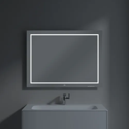 Obrázek VILLEROY BOCH Zrcadlo Finion, s osvětlením, 1000 x 750 x 45 mm #F6001000