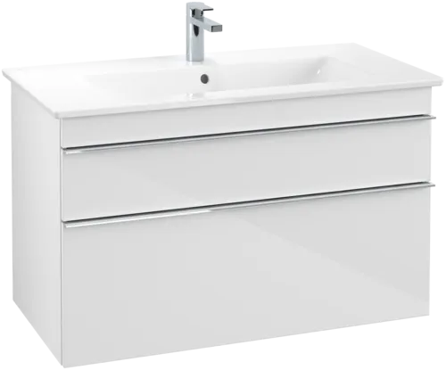 Obrázek VILLEROY BOCH Venticello toaletní skříňka, 2 zásuvky, 953 x 590 x 502 mm, lesklá bílá / lesklá bílá #A92601DH