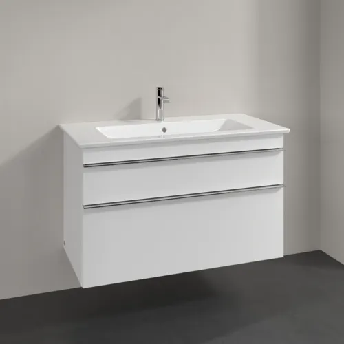 Obrázek VILLEROY BOCH Venticello toaletní skříňka, 2 zásuvky, 953 x 590 x 502 mm, lesklá bílá / lesklá bílá #A92601DH