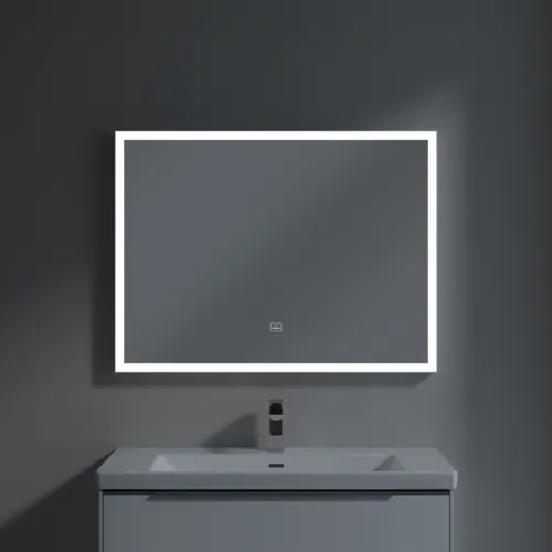 Obrázek VILLEROY BOCH Zrcadlo Subway 3.0, s osvětlením, 1000 x 750 x 47,5 mm #A4631000