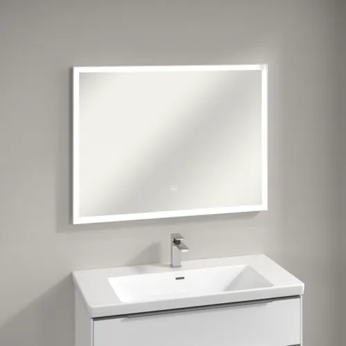 Obrázek VILLEROY BOCH Zrcadlo Subway 3.0, s osvětlením, 1000 x 750 x 47,5 mm #A4631000