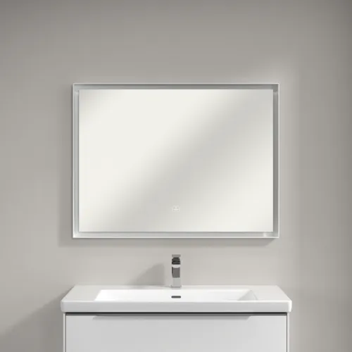 Obrázek VILLEROY BOCH Zrcadlo Subway 3.0, s osvětlením, 1000 x 750 x 47,5 mm #A4631000