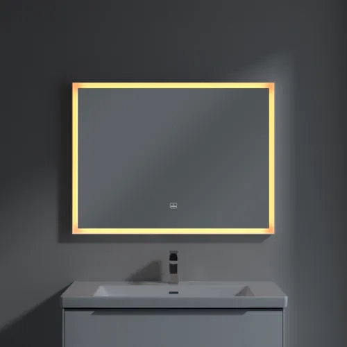 Obrázek VILLEROY BOCH Zrcadlo Subway 3.0, s osvětlením, 1000 x 750 x 47,5 mm #A4631000
