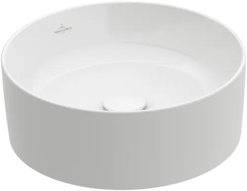 V&B Collaro umyvadlo na desku, 400x400x145mm #4A1840R1 - bílá Alpine/CeramicPlus