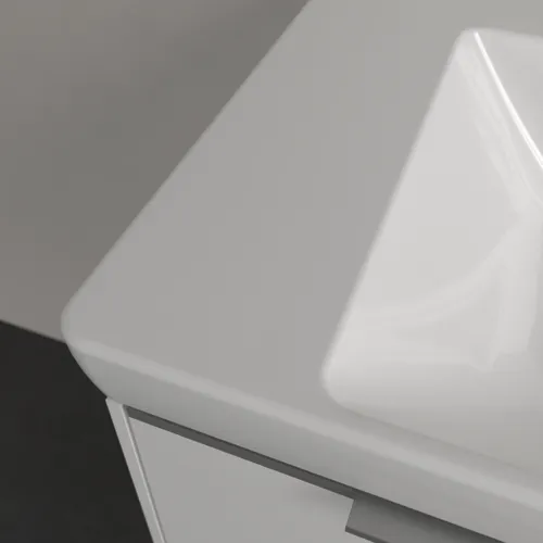 Obrázek VILLEROY BOCH Umyvadlo Subway 3.0, 800 x 470 x 165 mm, bílé Alpine CeramicPlus, s přepadem #4A7080R1