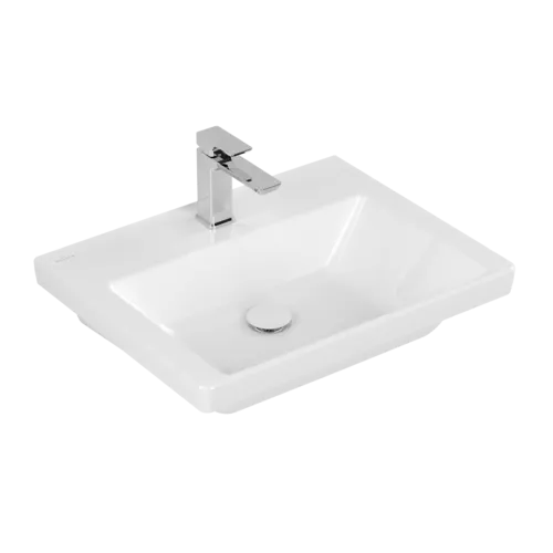 VILLEROY BOCH Umyvadlo Subway 3.0, 600 x 470 x 165 mm, bílá Alpine, bez přepadu, leštěné #4A706L01