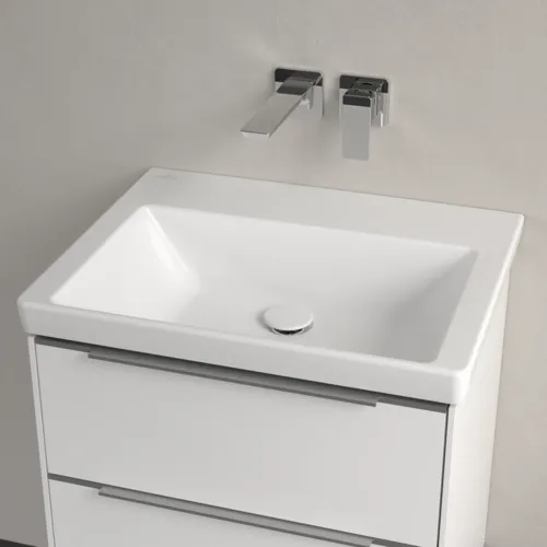 Obrázek VILLEROY BOCH Umyvadlo Subway 3.0, 600 x 470 x 165 mm, bílé Alpine, bez přepadu #4A706301