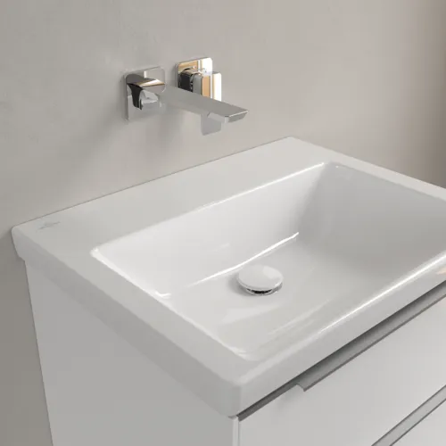 Obrázek VILLEROY BOCH Umyvadlo Subway 3.0, 600 x 470 x 165 mm, bílé Alpine, bez přepadu #4A706301