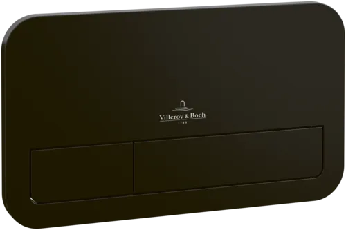 VILLEROY BOCH Instalační systémy ViConnect WC ovládací deska 200S, 2-splachovací, černá matná #922490AN