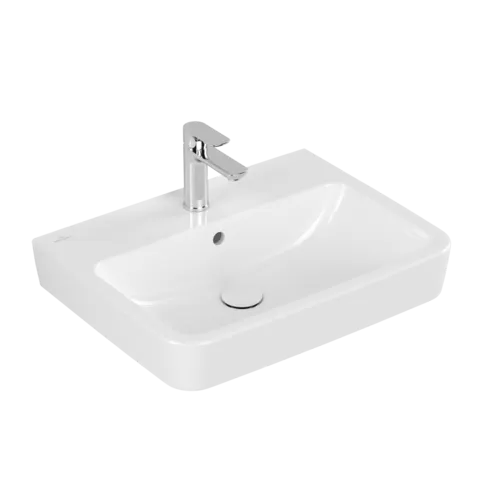 VILLEROY BOCH Umyvadlo O.novo, 600 x 460 x 175 mm, bílé Alpine AntiBac CeramicPlus, s přepadem, záda a spodní strana broušené. #4A416GT2