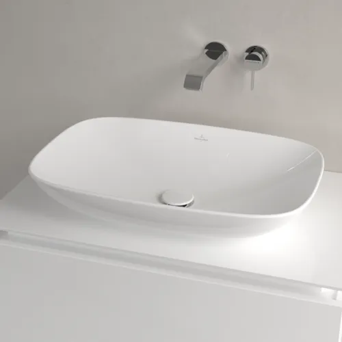 VILLEROY BOCH Loop & Friends Umyvadlo na desku, 620 x 420 x 120 mm, White Alpine CeramicPlus, bez přepadu #4A5001R1, obrázek 4