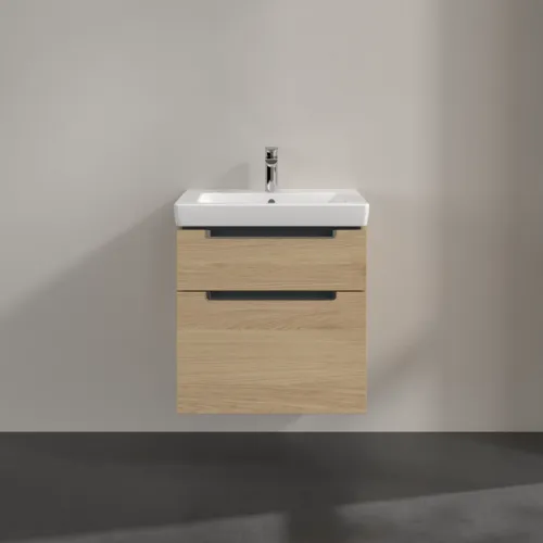 VILLEROY BOCH Subway 2.0 Vanity unit, 2 zásuvky, 587 x 590 x 454 mm, dub severský #A90910VJ, obrázek 3