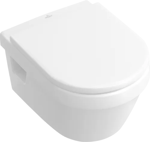 Bild von VILLEROY BOCH Architectura Tiefspül-WC spülrandlos, wandhängend, Weiß Alpin CeramicPlus #5684R0R1