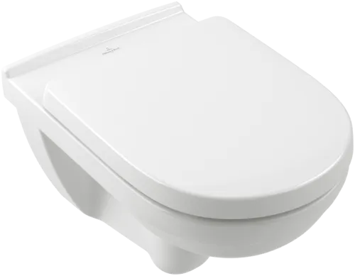 Bild von VILLEROY BOCH O.novo WC-Sitz, mit Absenkautomatik (SoftClosing), mit abnehmbaren Sitz (QuickRelease), Weiß Alpin #9M38S101