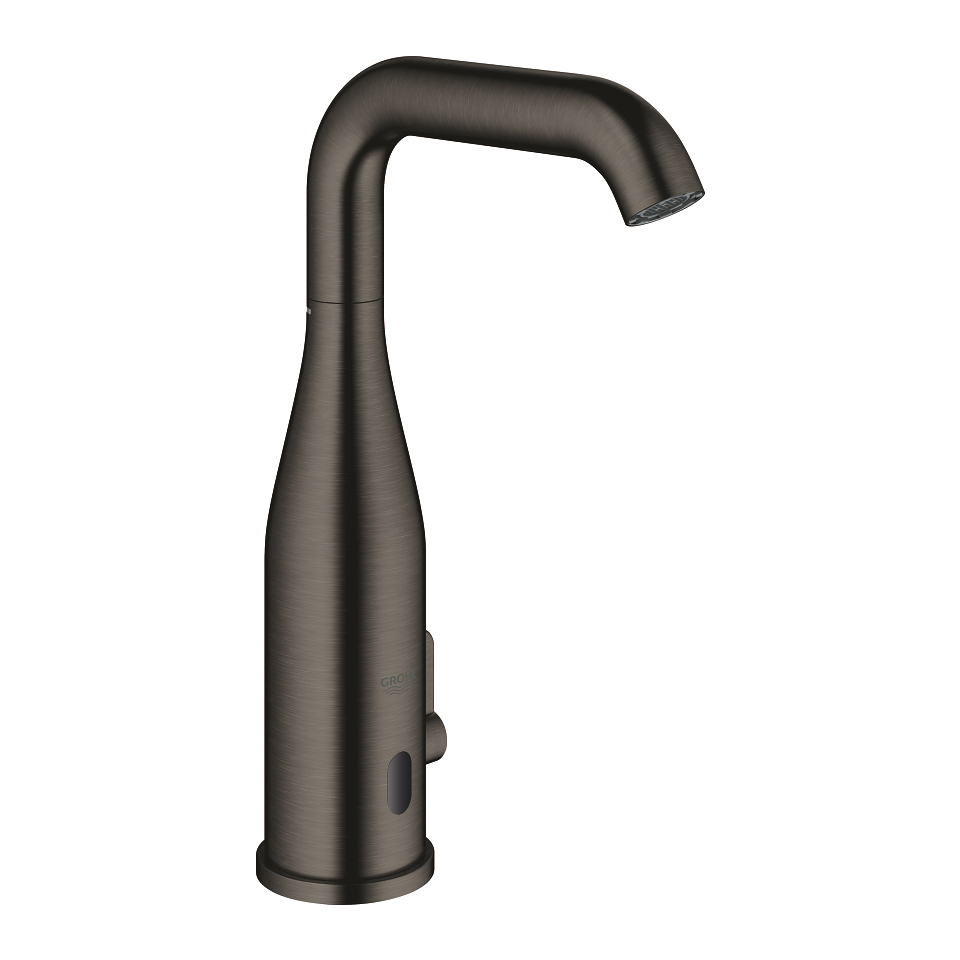 GROHE Essence E Infračervená elektronická umyvadlová baterie DN 15 se směšovacím zařízením a nastavitelným omezovačem teploty kartáčovaný Hard Graphite #36445AL0