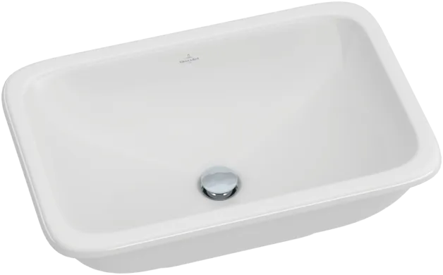 VILLEROY BOCH Umyvadlo na míru Loop & Friends, 675 x 450 x 185 mm, alpská bílá, s přepadem, neleštěné #61452001