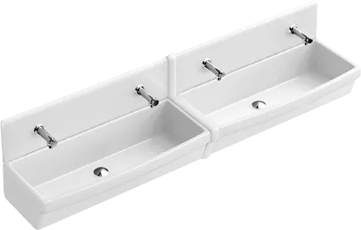 VILLEROY BOCH O.novo Krycí lišta na umyvadlo, 1000 x 16 x 45 mm, bílá Alpine #68210001