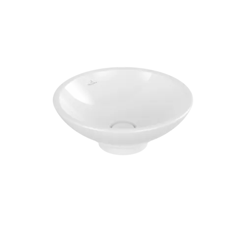 VILLEROY BOCH Umyvadlo na desku Loop & Friends, 430 x 430 x 120 mm, bílá Alpine CeramicPlus, s přepadem #514400R1