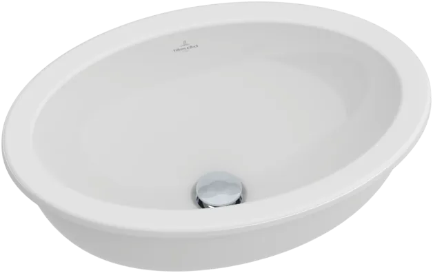 VILLEROY BOCH Podomítkové umyvadlo Loop & Friends, 485 x 325 x 215 mm, bílá Alpine, s přepadem #61612001