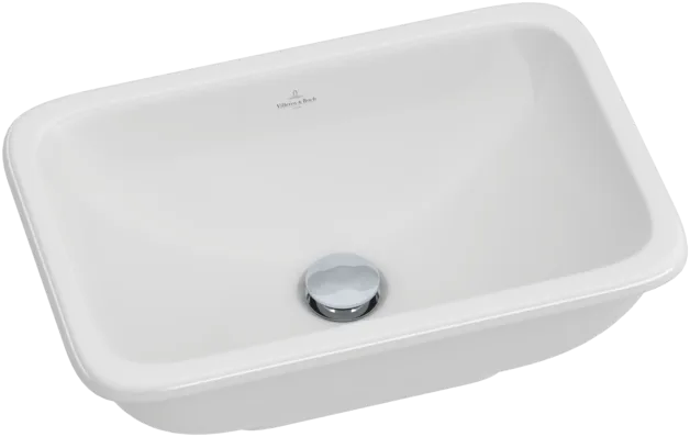 VILLEROY BOCH Umyvadlo na míru Loop & Friends, 510 x 340 x 185 mm, alpská bílá, s přepadem, neleštěné #61451001