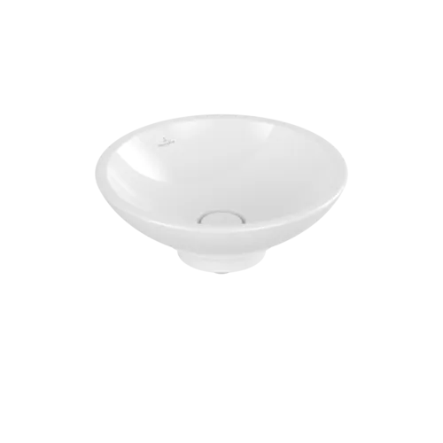 VILLEROY BOCH Umyvadlo na desku Loop & Friends, 430 x 430 x 120 mm, bílá Alpine CeramicPlus, bez přepadu #514401R1