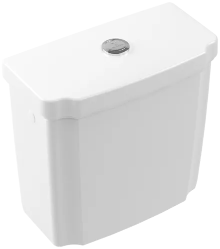 VILLEROY BOCH Splachovací nádržka Hommage, přívod z boku nebo zezadu, White Alpine CeramicPlus #772111R1