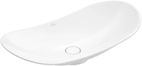 VILLEROY BOCH My Nature Umyvadlo na desku, 810 x 410 x 160 mm, bílá Alpine CeramicPlus, bez přepadu #411080R1