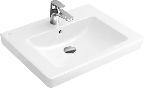 VILLEROY BOCH Umyvadlo Subway 2.0, 600 x 470 x 155 mm, bílé Alpine, s přepadem #7113F001