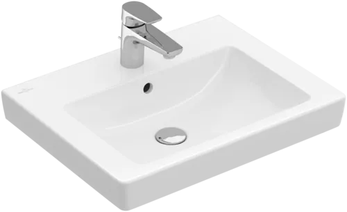 Obrázek VILLEROY BOCH Umyvadlo Subway 2.0, 550 x 440 x 150 mm, bílá Alpine CeramicPlus, s přepadem #7113F5R1