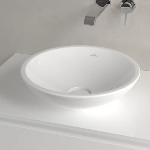 VILLEROY BOCH Umyvadlo na desku Loop & Friends, 430 x 430 x 120 mm, bílá Alpine, bez přepadu #51440101, obrázek 4