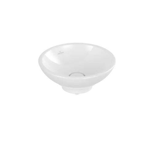 VILLEROY BOCH Umyvadlo na desku Loop & Friends, 380 x 380 x 110 mm, bílá Alpine CeramicPlus, bez přepadu #514801R1