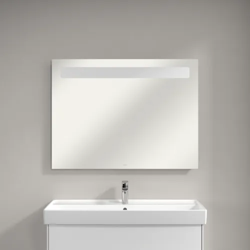 Obrázek VILLEROY BOCH Více informací 14 Zrcadlo s osvětlením, 1000 x 750 x 47 mm #A4291000