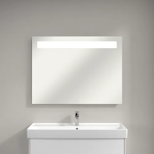 Obrázek VILLEROY BOCH Více informací 14 Zrcadlo s osvětlením, 1000 x 750 x 47 mm #A4291000