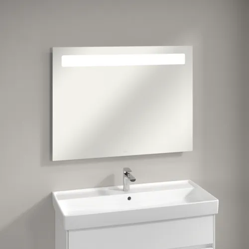 Obrázek VILLEROY BOCH Více informací 14 Zrcadlo s osvětlením, 1000 x 750 x 47 mm #A4291000